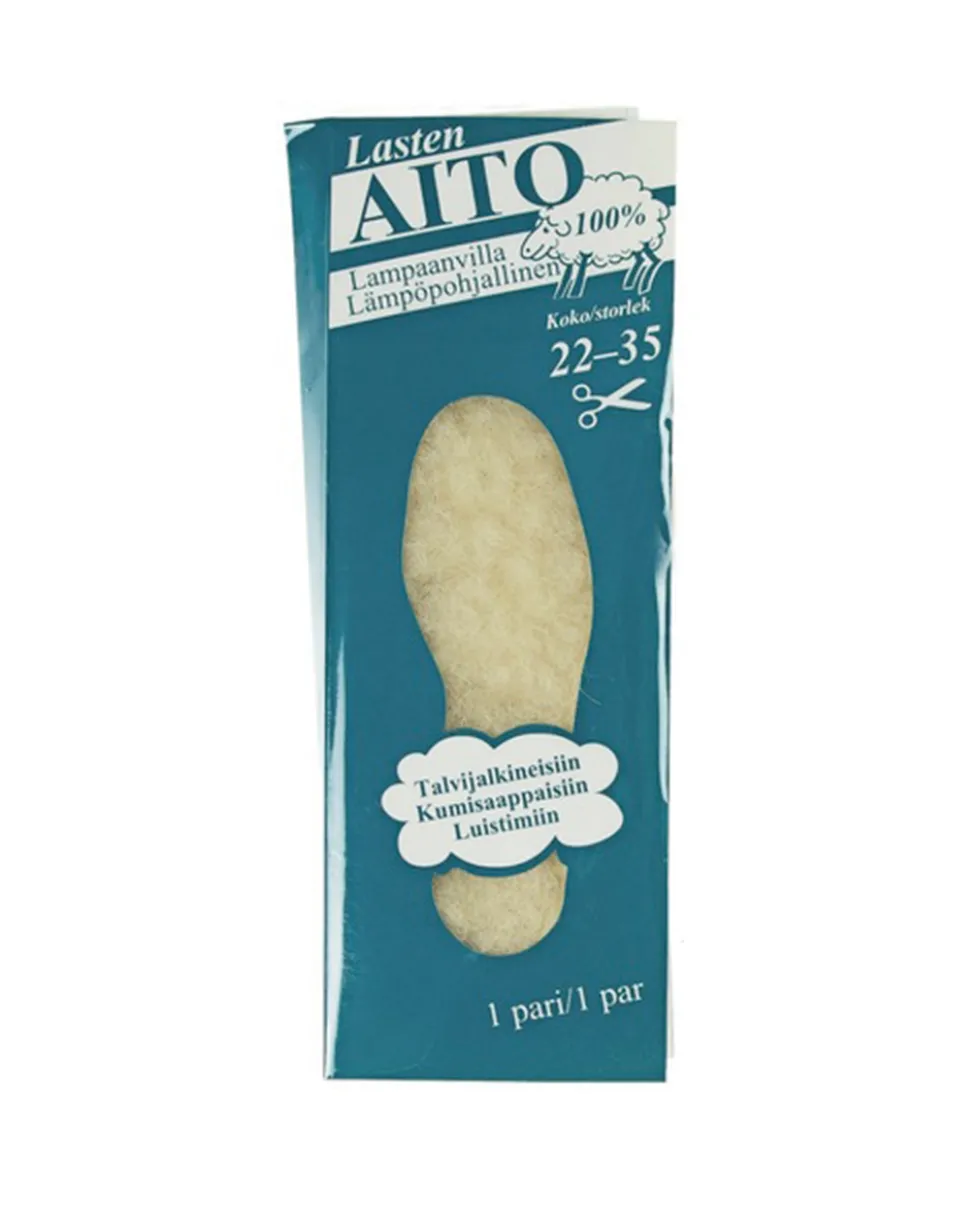 Aito lämpöpohjallinen koot 22-35