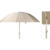 Aurinkovarjo ø190cm taitettava varsi beige