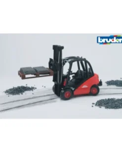 Bruder Linde H30D trukki ja 2 lavaa