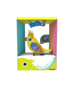 Digibird laulaa ja liikkuu