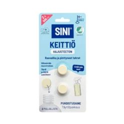 Hajusteeton keittiönpuhdistusaine, täyttöpakkaus – 2 tablettia