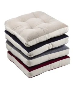 Istuintyyny samettia 40x40cm beige