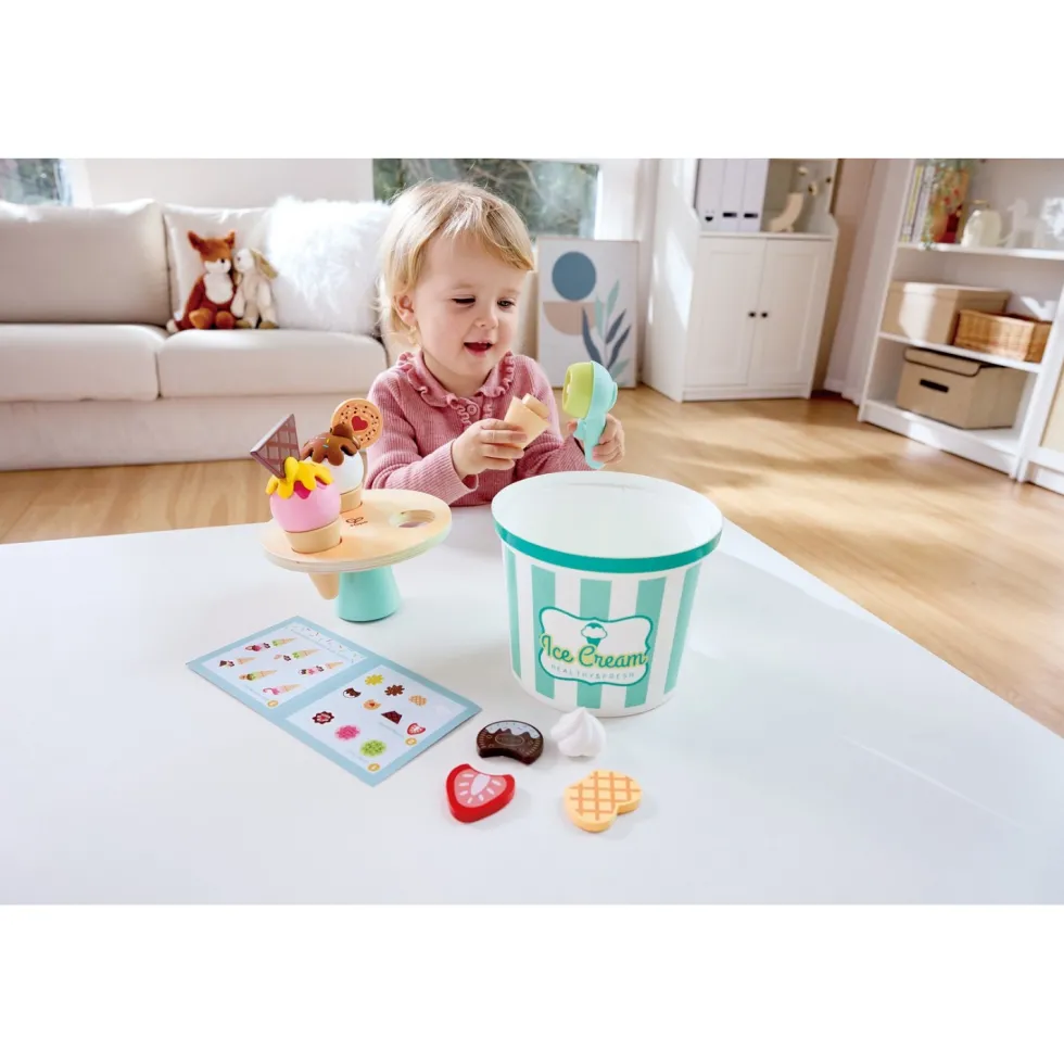 Jäätelöt leikkisetti Hape