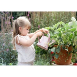 Kastelukannu Fairy garden vaaleanpunainen