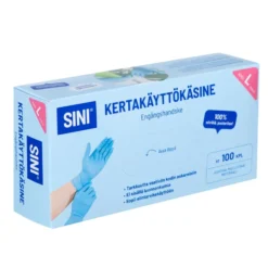 Kertakäyttökäsine 100 kpl L-koko