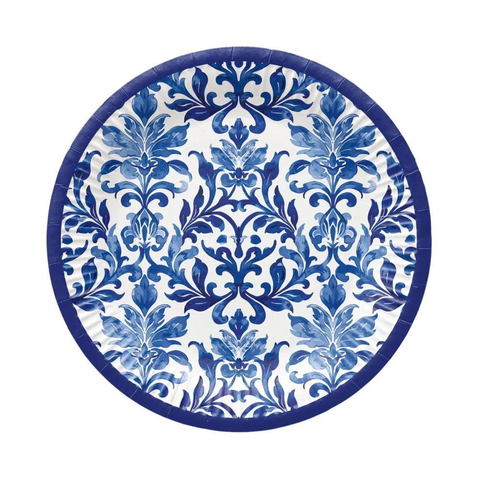Kertakäyttölautanen Indigo 23cm