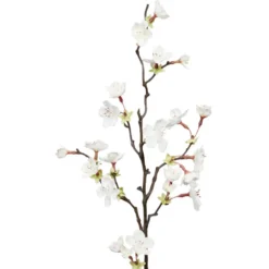 Kirsikankukka oksa valkoinen 60cm