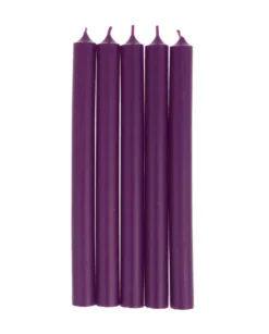 Kynttilä 25cm aubergine