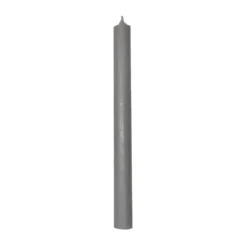 Kynttilä 25cm harmaa