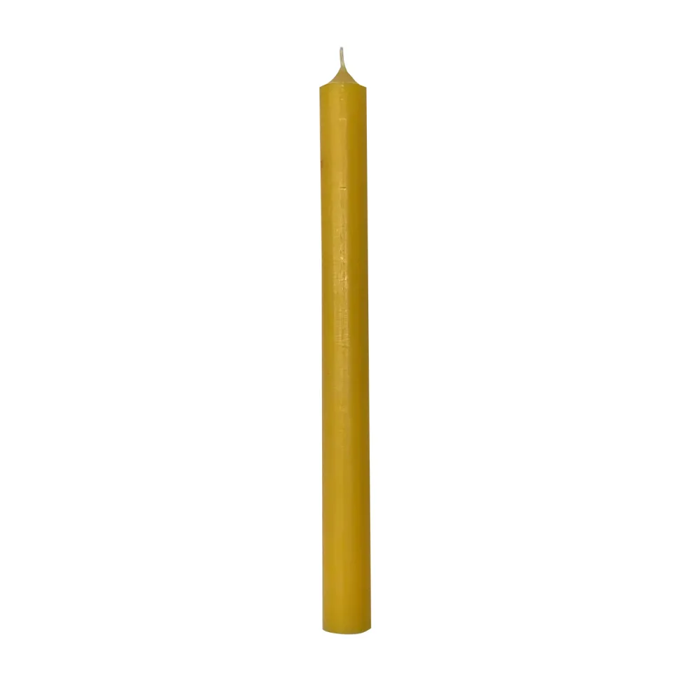 Kynttilä 25cm keltainen