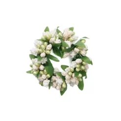 Kynttilämansetti 3cm valkoinen