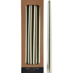 Kynttilät 30cm 4kpl kulta