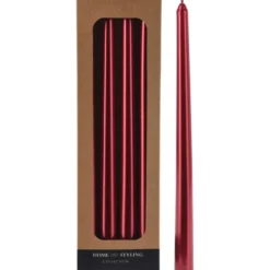 Kynttilät 30cm 4kpl punainen