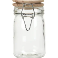 Lasipurkki puukannella 270ml