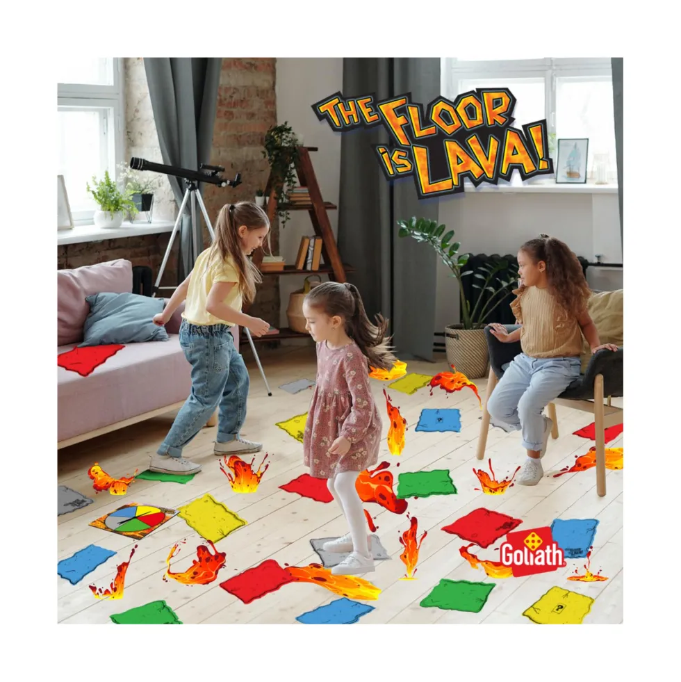 Lattia on laavaa-peli