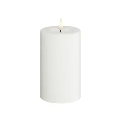 LED pöytäkynttilä 7,5 x 12,5cm valkoinen