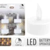 LED tuikkukynttilä 4kpl