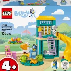 Lego® Bluey 11201: Blueyn ja Katin hupihetket leikkikentällä