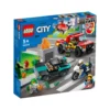 Lego City 60319 Sammutustehtävä ja poliisin takaa-ajoyksikkö