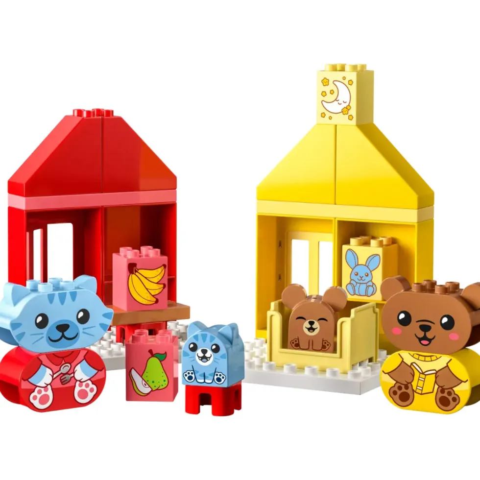 LEGO® DUPLO® 10414 Ensimmäiset päivätoimeni – Ruokailu ja nukkumaanmeno