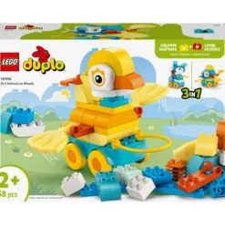 Lego®Duplo® 10448 Kaupunki: Eläimiä pyörien päällä – 3in1-setti