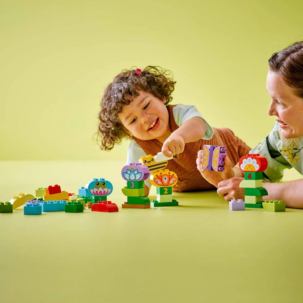 Lego® Duplo®10444 Kaupunki Mielikuvituspuutarha ja hauskat kukat pinoamislelu