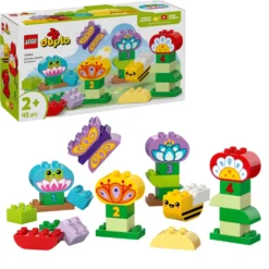 Lego® Duplo®10444 Kaupunki Mielikuvituspuutarha ja hauskat kukat pinoamislelu
