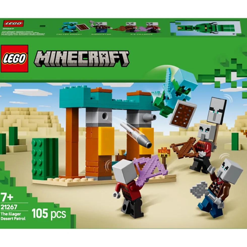 Lego® Minecraft® 21267 Pahalaisten aavikkopartio