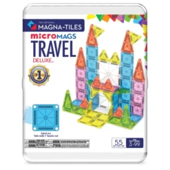MAGNA-TILES® Store Deluxe microMAGS -matkasetti, 55 osaa
