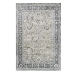 Matto harmaa kuvio 160x230cm