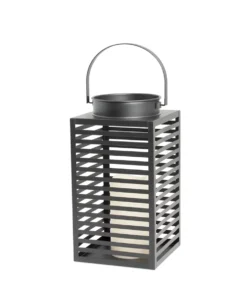 Metallilyhty Led kynttilällä