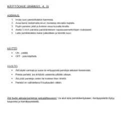 Metallilyhty Led kynttilällä
