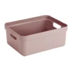 Muovilaatikko pinkki 24L