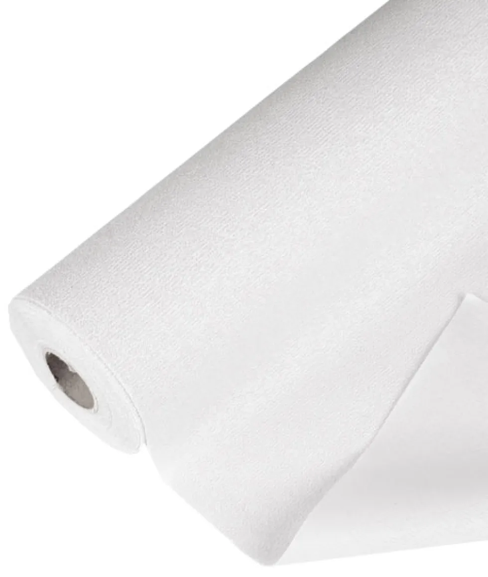 Muovitettu frotee 50cm valkoinen