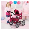 Nukenvaunut Trendy pinkki/roosa