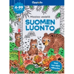Oppi&ilo Maalaa vedellä Suomen luonto puuhakirja