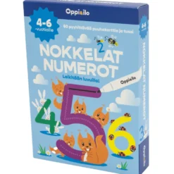 Oppi&ilo nokkelat numerot-puuhakortit