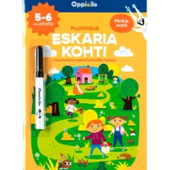 Oppi&ilo Pyyhittävä Eskaria kohti puuhakirja