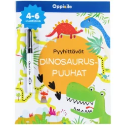 Oppi&ilo Pyyhittävät Dinosauruspuuhat -puuhakirja