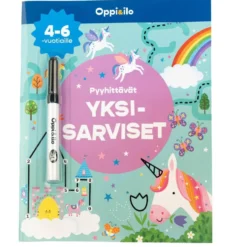 Oppi&ilo Pyyhittävät Yksisarviset puuhakirja