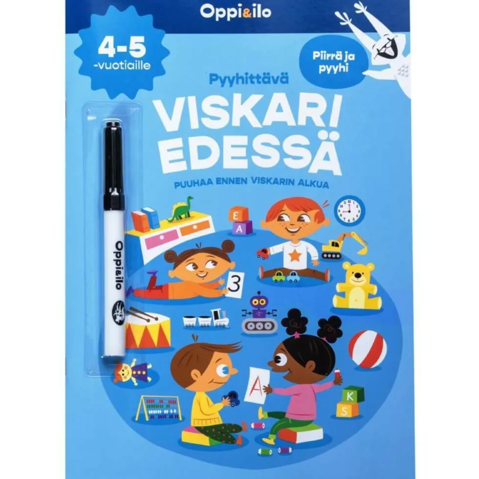 Oppi&ilo Pyyhittävä viskari edessä