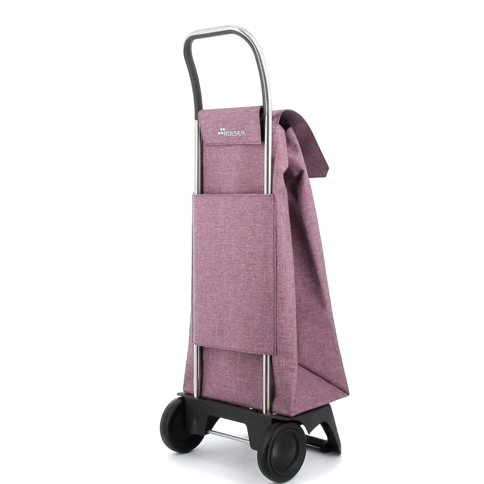Ostoskärry 40l tweed malva