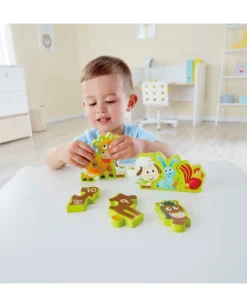 Palapeli eläimet numeroilla