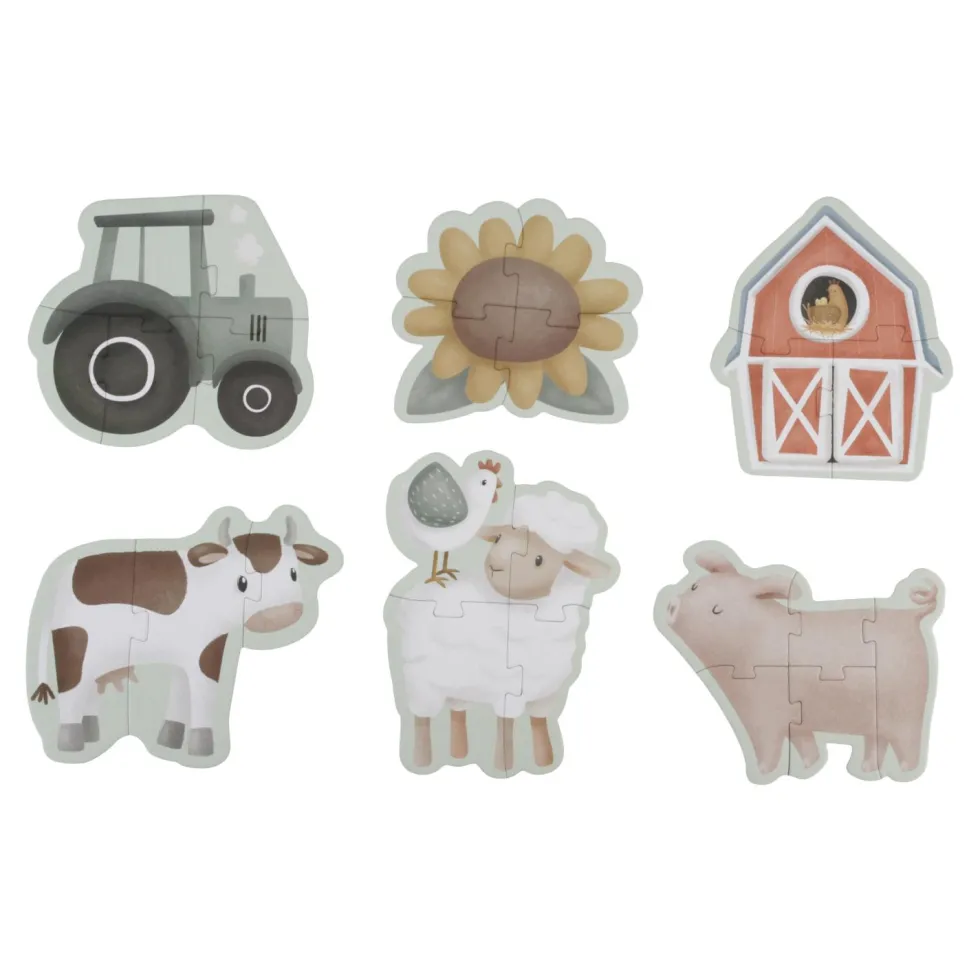 Palapelit 6 in 1 Little Farm