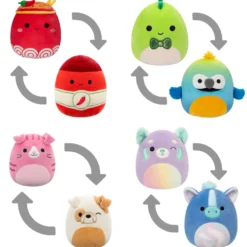 Pehmolelu Squishmallows 13cm käännettävä
