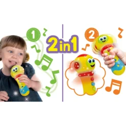 Pienten mikrofoni 2 in 1