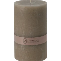 Pilarikynttilä 9x15cm taupe