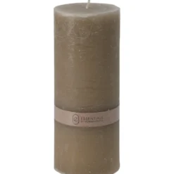 Pilarikynttilä 7x17cm taupe