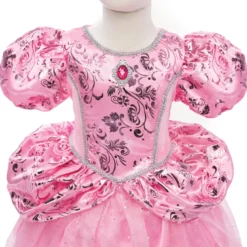 Prinsessamekko pinkki 2-4 vuotiaalle