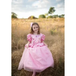 Prinsessamekko pinkki 2-4 vuotiaalle